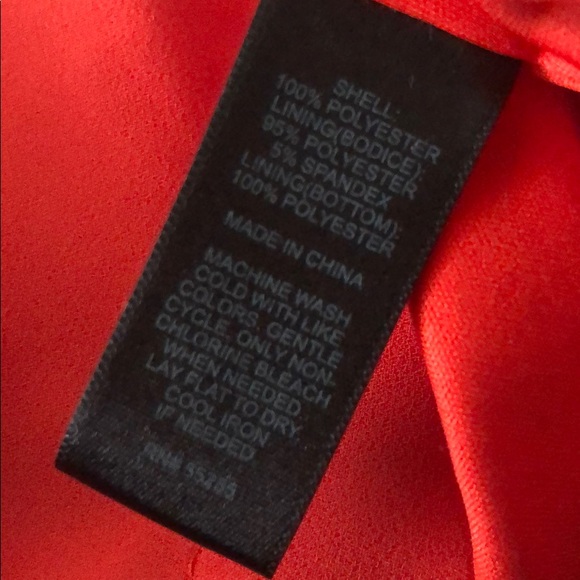 Orange Strapless Romper - Picture 3 of 3